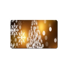 Christmas-tree-a 001 Magnet (name Card) by nate14shop