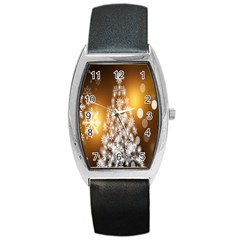 Christmas-tree-a 001 Barrel Style Metal Watch by nate14shop