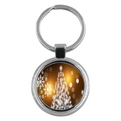 Christmas-tree-a 001 Key Chain (round) by nate14shop