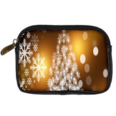 Christmas-tree-a 001 Digital Camera Leather Case by nate14shop