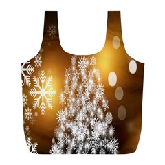 Christmas-tree-a 001 Full Print Recycle Bag (l) by nate14shop