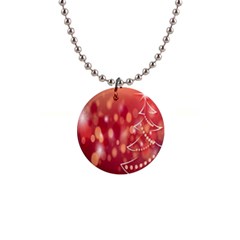 Christmas-tree-a 002 1  Button Necklace by nate14shop