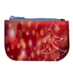 Christmas-tree-a 002 Large Coin Purse by nate14shop