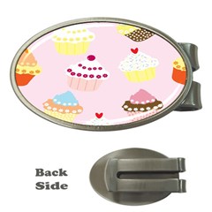 Cupcakes Money Clips (oval)  by nate14shop