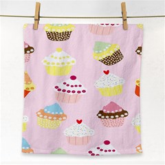 Cupcakes Face Towel by nate14shop