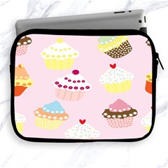 Cupcakes Apple Ipad 2/3/4 Zipper Cases by nate14shop