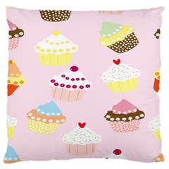 Cupcakes Large Cushion Case (one Side) by nate14shop