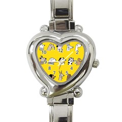 Dogs Heart Italian Charm Watch by nate14shop