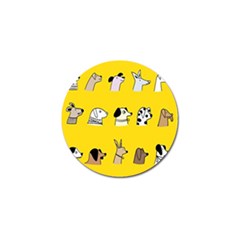 Dogs Golf Ball Marker (4 Pack) by nate14shop