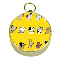 Dogs Gold Compasses by nate14shop