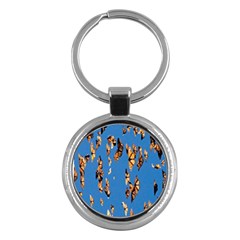 Eastern Monarch Butterfly Key Chain (Round)