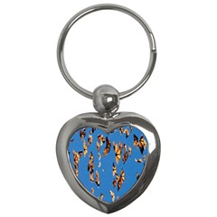 Eastern Monarch Butterfly Key Chain (Heart)