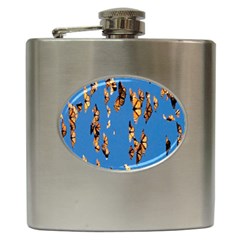 Eastern Monarch Butterfly Hip Flask (6 oz)