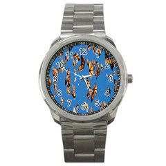 Eastern Monarch Butterfly Sport Metal Watch