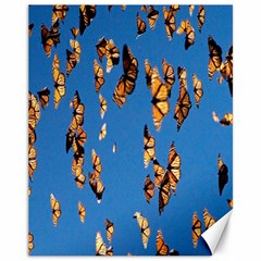 Eastern Monarch Butterfly Canvas 11  x 14 