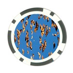 Eastern Monarch Butterfly Poker Chip Card Guard Front