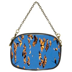 Eastern Monarch Butterfly Chain Purse (One Side)