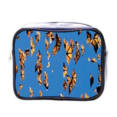 Eastern Monarch Butterfly Mini Toiletries Bag (one Side) by nate14shop