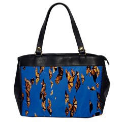 Eastern Monarch Butterfly Oversize Office Handbag by nate14shop