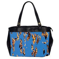 Eastern Monarch Butterfly Oversize Office Handbag (2 Sides) by nate14shop