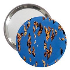 Eastern Monarch Butterfly 3  Handbag Mirrors