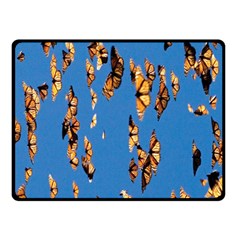 Eastern Monarch Butterfly Double Sided Fleece Blanket (Small) 