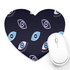 Eyes Heart Mousepads by nate14shop