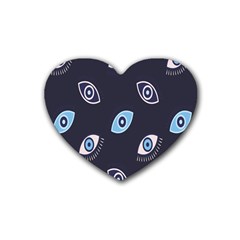 Eyes Rubber Coaster (heart) by nate14shop