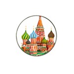 Moscow-kremlin-saint-basils-cathedral-red-square-l-vector-illustration-moscow-building Hat Clip Ball Marker (10 pack) Front