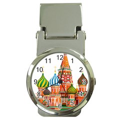 Moscow-kremlin-saint-basils-cathedral-red-square-l-vector-illustration-moscow-building Money Clip Watches