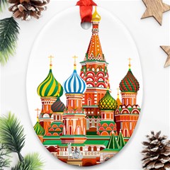 Moscow-kremlin-saint-basils-cathedral-red-square-l-vector-illustration-moscow-building Oval Ornament (two Sides) by Jancukart