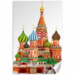 Moscow-kremlin-saint-basils-cathedral-red-square-l-vector-illustration-moscow-building Canvas 24  x 36  23.35 x34.74  Canvas - 1