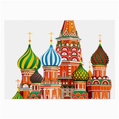 Moscow-kremlin-saint-basils-cathedral-red-square-l-vector-illustration-moscow-building Large Glasses Cloth