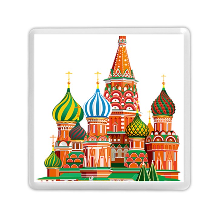 Moscow-kremlin-saint-basils-cathedral-red-square-l-vector-illustration-moscow-building Memory Card Reader (Square)