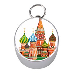 Moscow-kremlin-saint-basils-cathedral-red-square-l-vector-illustration-moscow-building Mini Silver Compasses by Jancukart