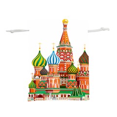 Moscow-kremlin-saint-basils-cathedral-red-square-l-vector-illustration-moscow-building Lightweight Drawstring Pouch (s) by Jancukart