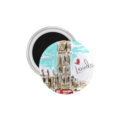 Big-ben-paris-clock-tower-vector-painted-london 1 75  Magnets by Jancukart