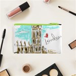 Big-ben-paris-clock-tower-vector-painted-london Cosmetic Bag (XS) Back