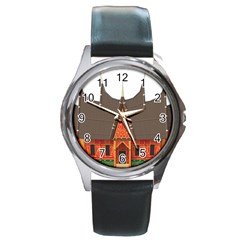 Gadang-minangkabau-people Round Metal Watch by Jancukart