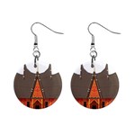 Gadang-minangkabau-people Mini Button Earrings Front