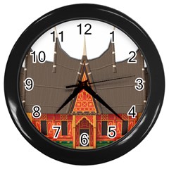 Gadang-minangkabau-people Wall Clock (black)