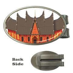 Gadang-minangkabau-people Money Clips (oval) 