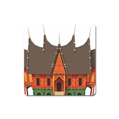 Gadang-minangkabau-people Square Magnet