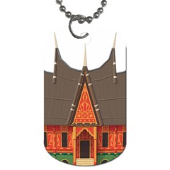 Gadang-minangkabau-people Dog Tag (two Sides) by Jancukart