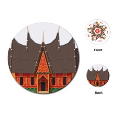 Gadang-minangkabau-people Playing Cards Single Design (round)