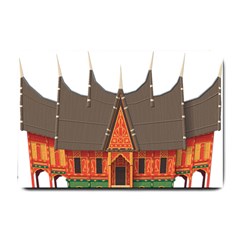 Gadang-minangkabau-people Small Doormat  by Jancukart