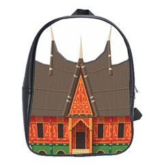 Gadang-minangkabau-people School Bag (large)