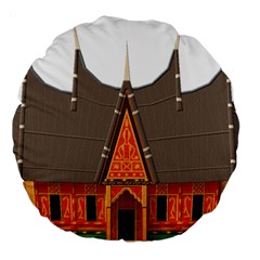 Gadang-minangkabau-people Large 18  Premium Round Cushions