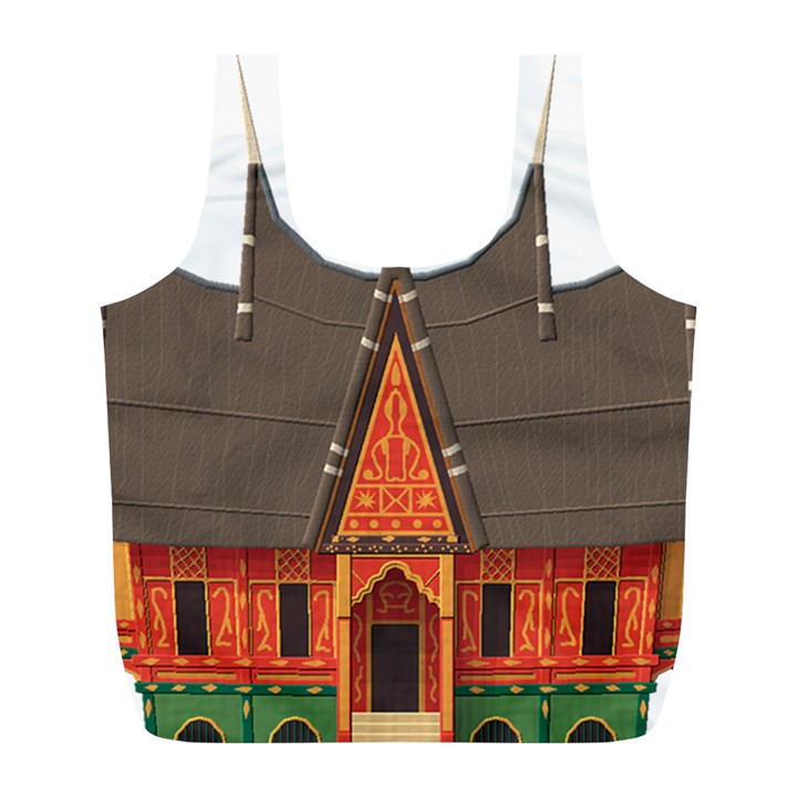 Gadang-minangkabau-people Full Print Recycle Bag (L)