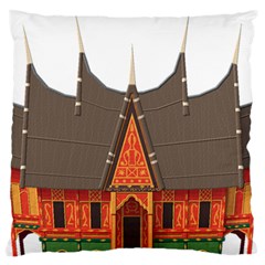 Gadang-minangkabau-people Large Flano Cushion Case (two Sides)